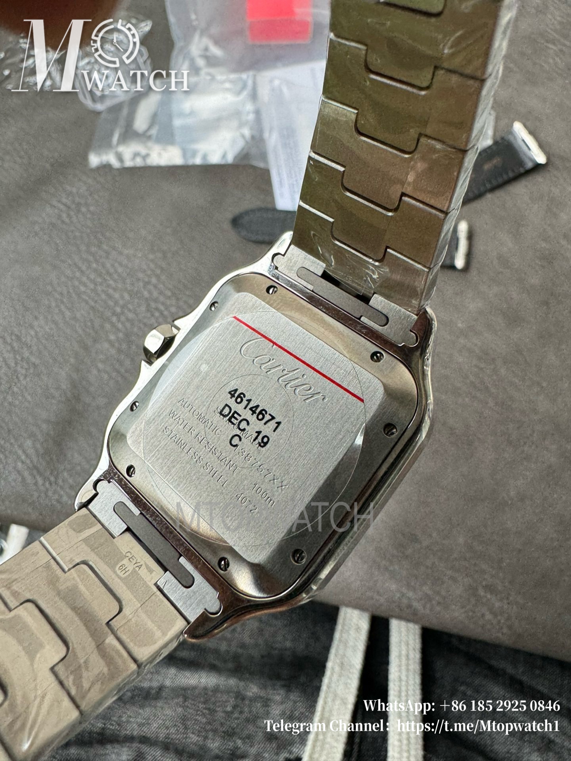 CARTIER - Santos De Cartier 40mm XL SS/SS Brown Dial BVF MY9015