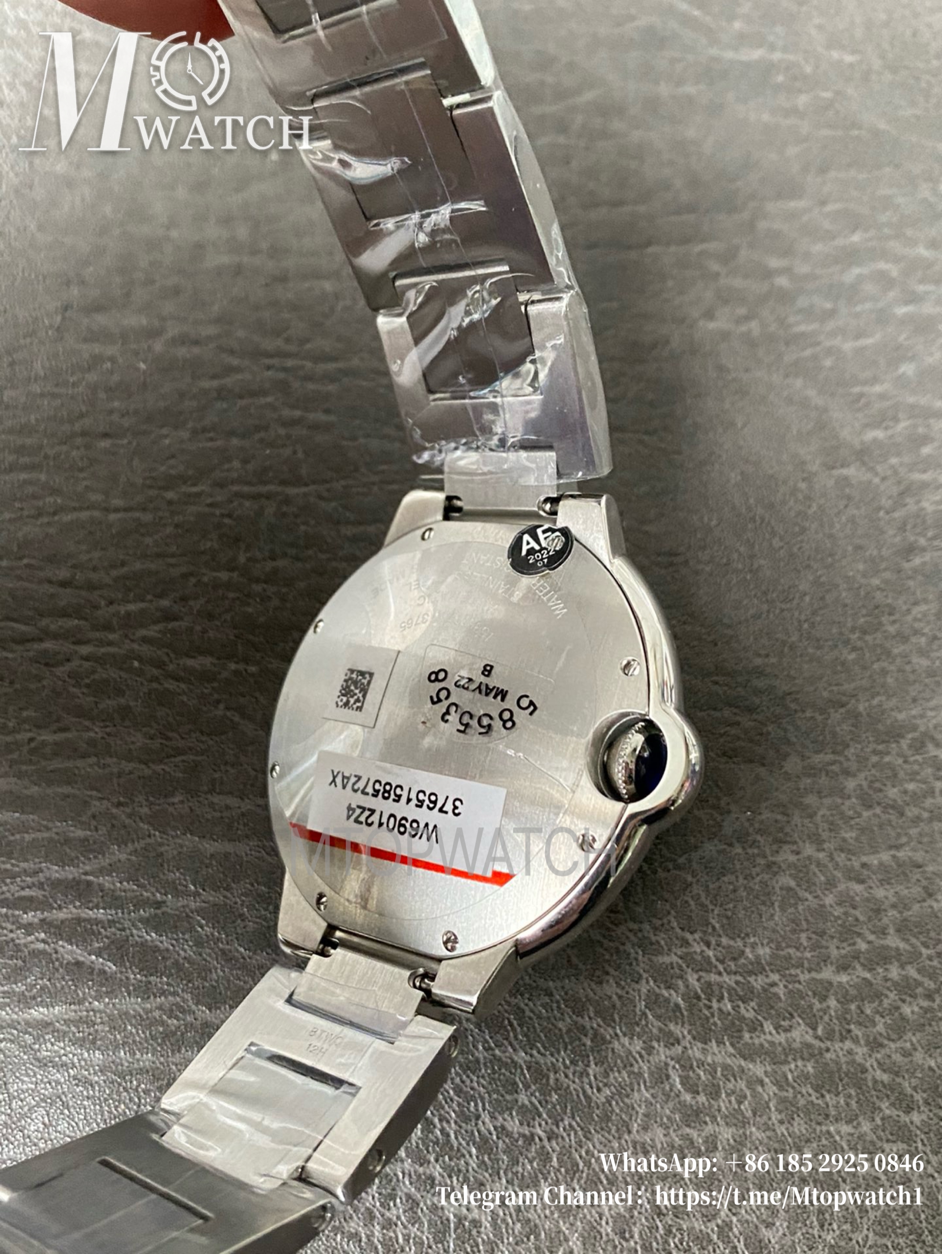 CARTIER - Ballon Bleu 42mm White Textured Dial SS/SS AF V8 A2824