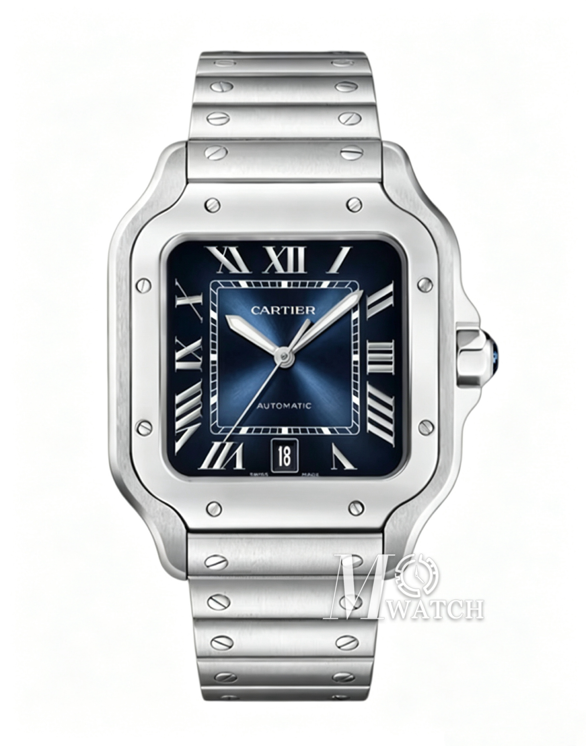 CARTIER - Santos De Cartier 40mm XL SS/SS Blue Dial BVF MY9015