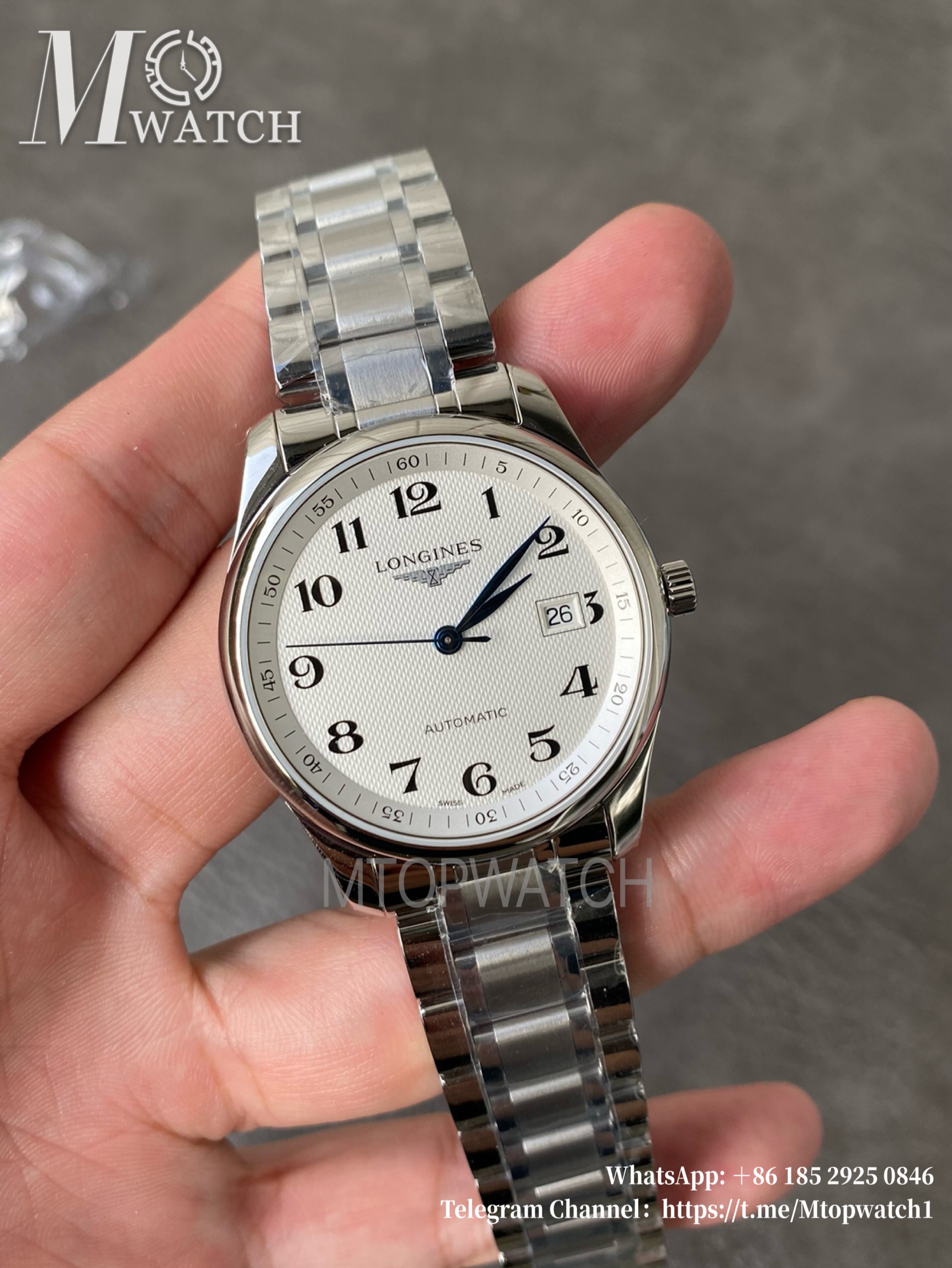 LONGINES - Master Collection Date 40mm SS/SS White Dial XF A2892