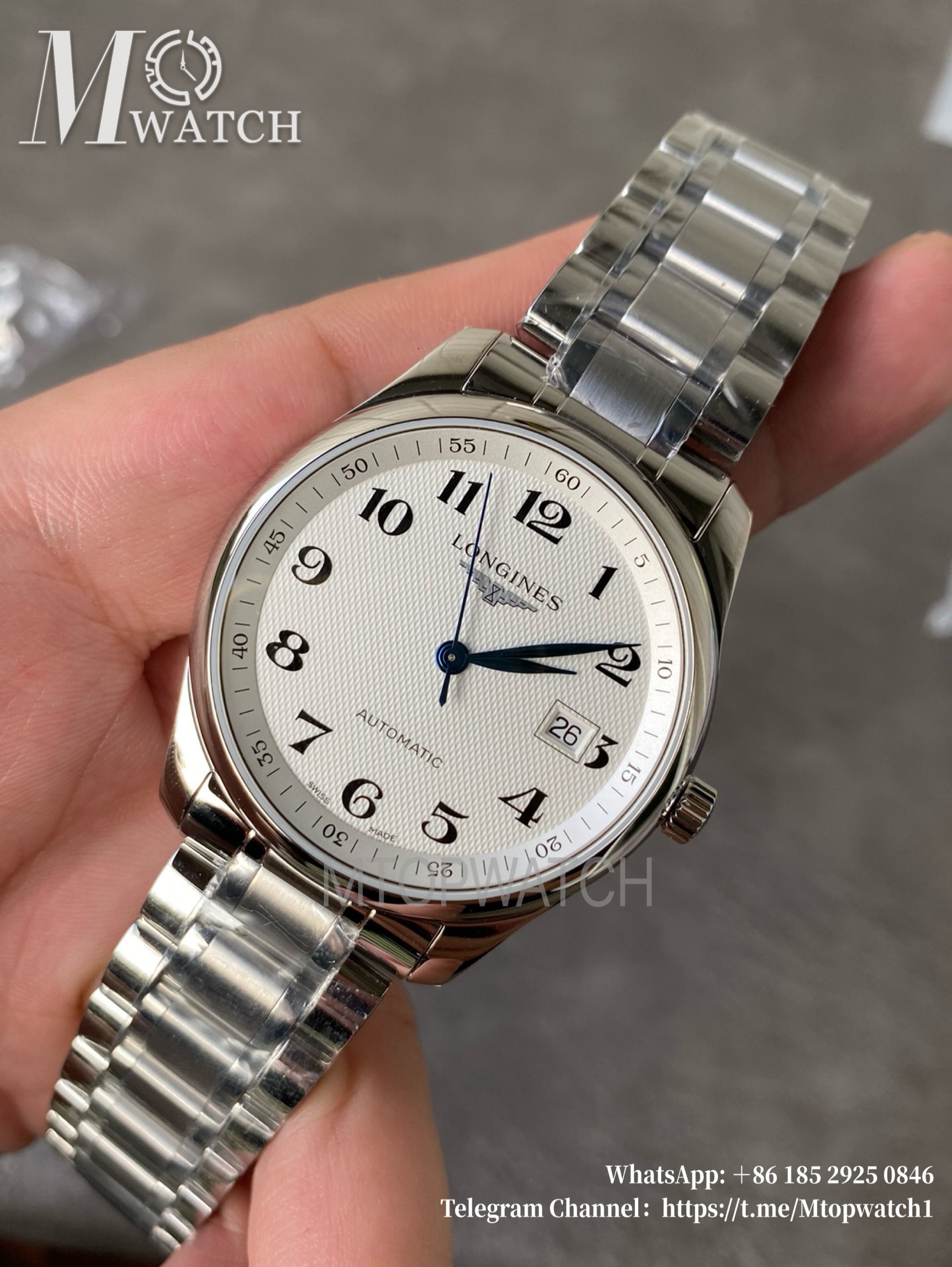 LONGINES - Master Collection Date 40mm SS/SS White Dial XF A2892