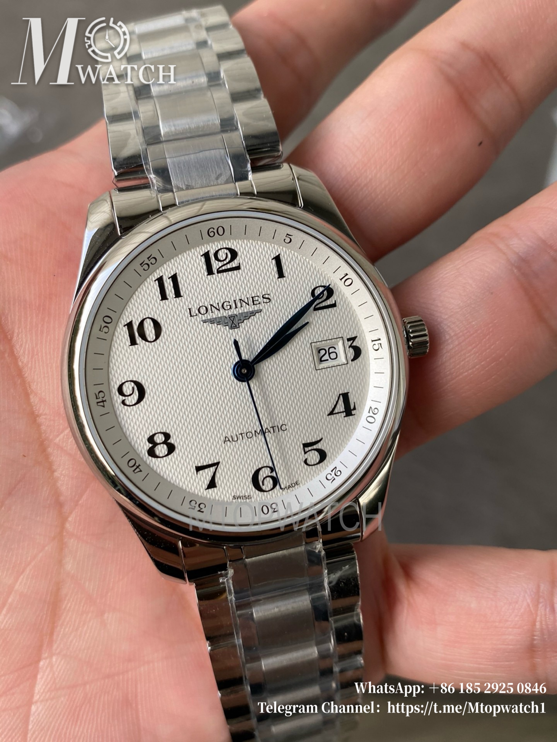 LONGINES - Master Collection Date 40mm SS/SS White Dial XF A2892