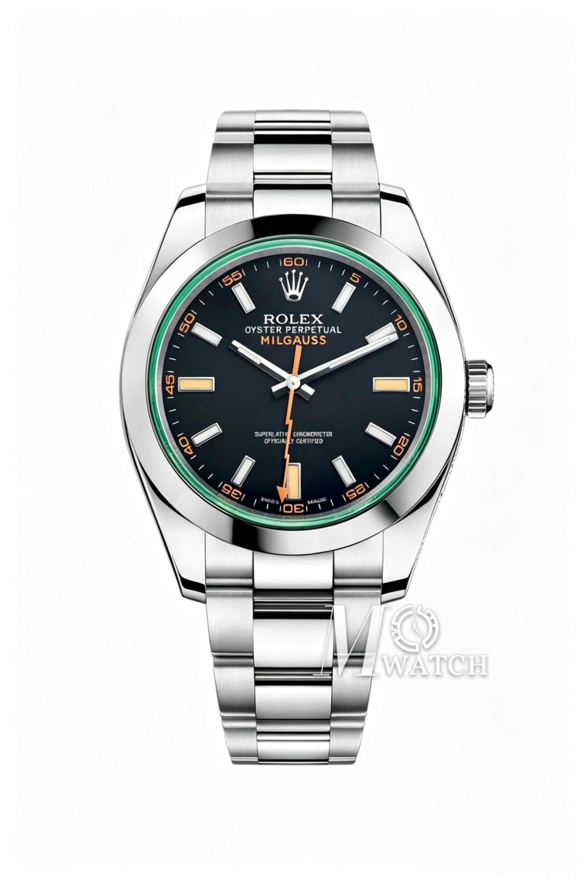 ROLEX - Milgauss 116400GV 40mm SS/SS Black Dial Green Crystal VSF VS3131