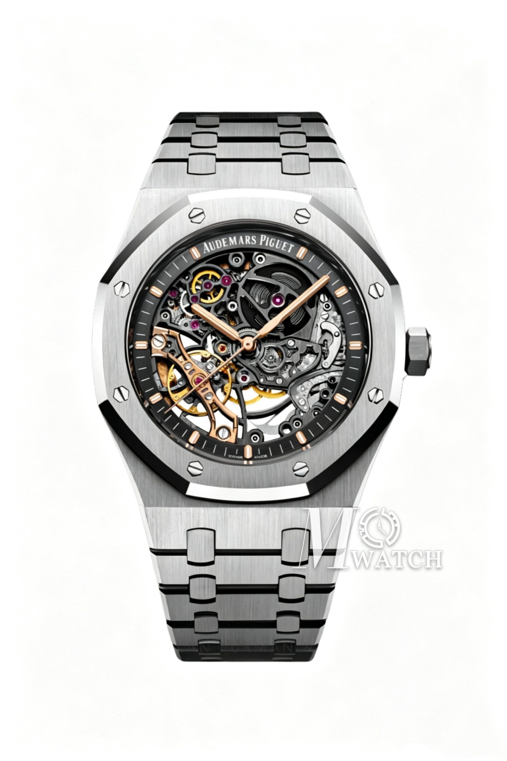 AUDEMARS PIGUET - Royal Oak 15407 41mm SS/SS Skeleton Dial THBF SH3132 V2 Super Clone