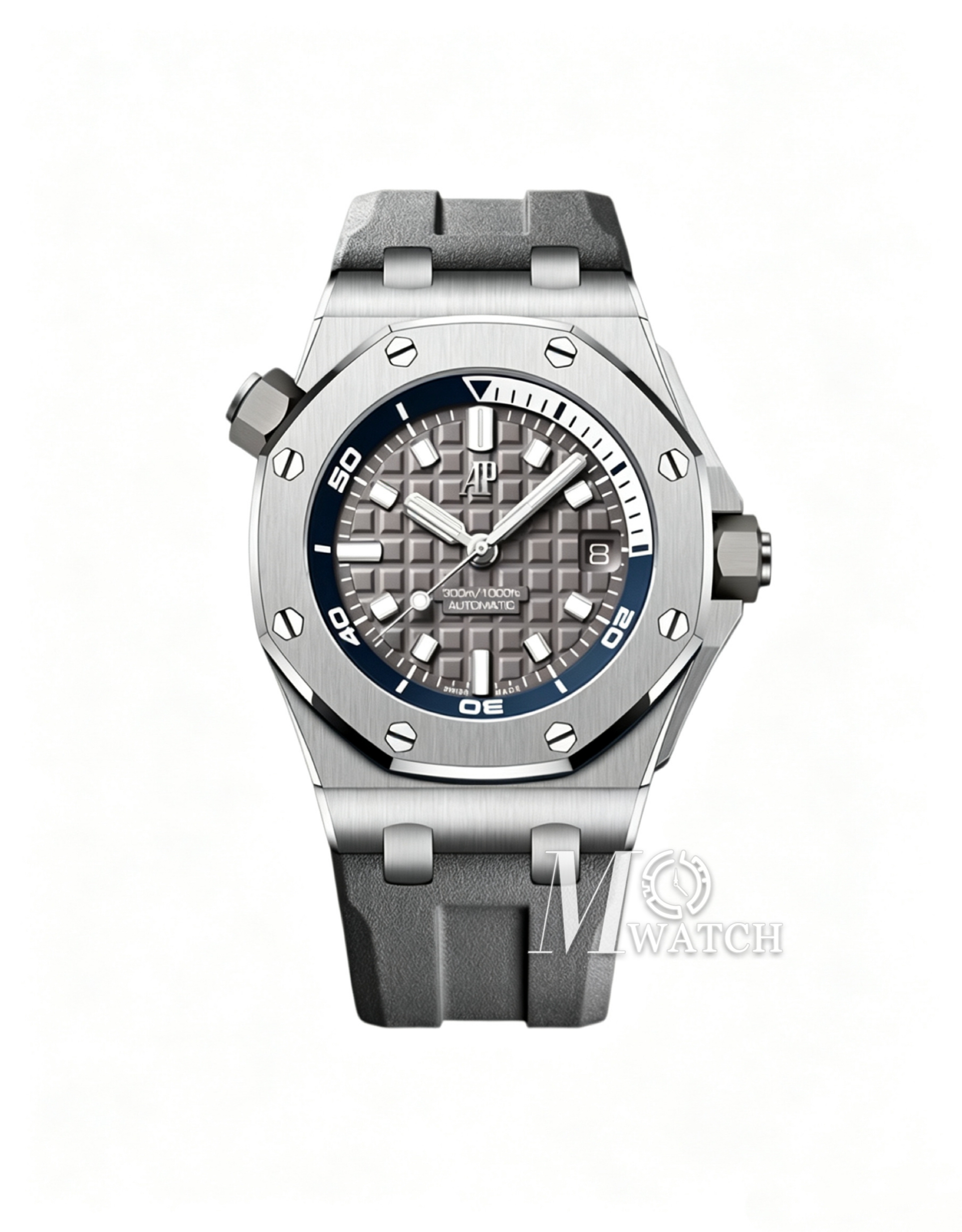 AUDEMARS PIGUET - Royal Oak Offshore Diver 15720 42mm SS/RU Grey/Stk ZF A4308
