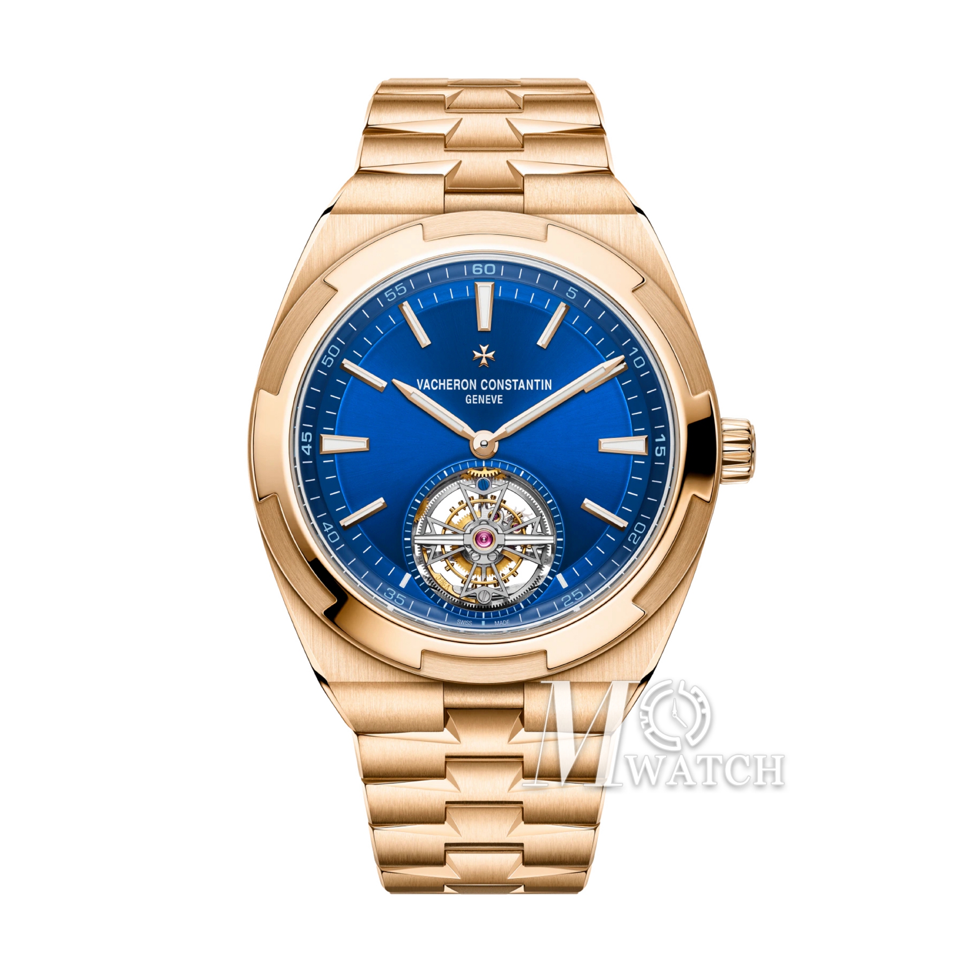 VACHERON CONSTANTIN - Overseas Tourbillon RG/RG Blue Dial BBF Manual