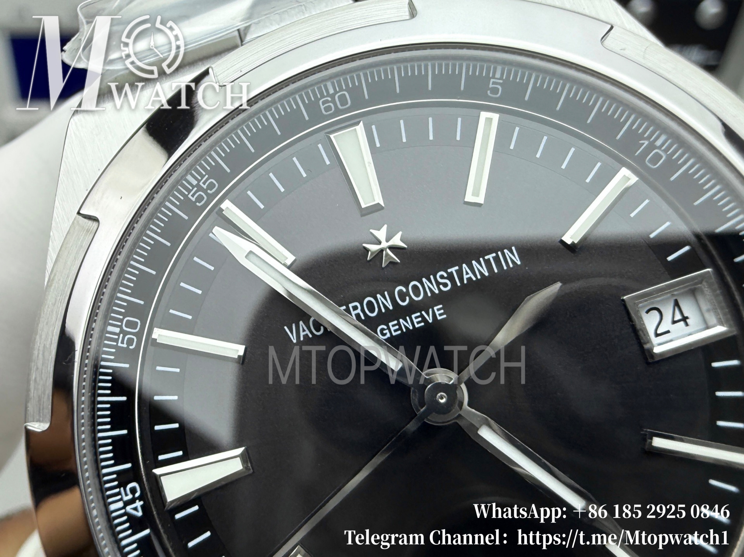 VACHERON CONSTANTIN - Overseas Tourbillon 4500V SS/SS Black PPF Cal.5100