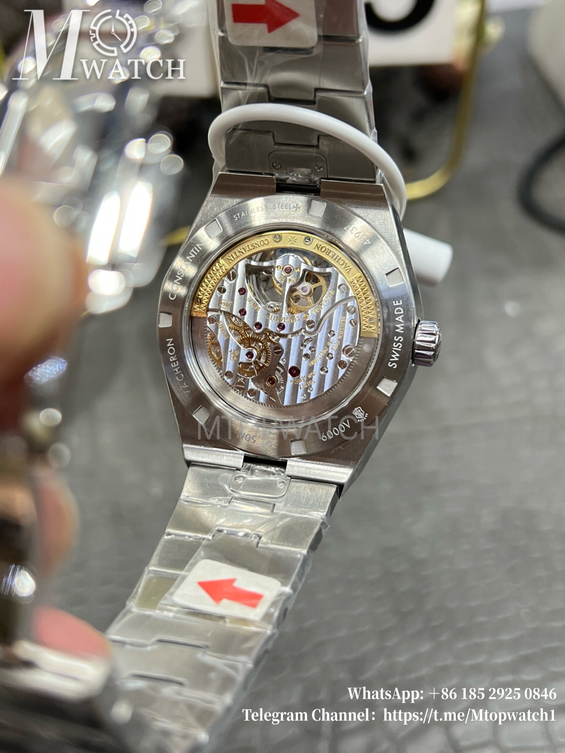 VACHERON CONSTANTIN - Overseas Tourbillon SS/SS Blue Dial BBF Manual