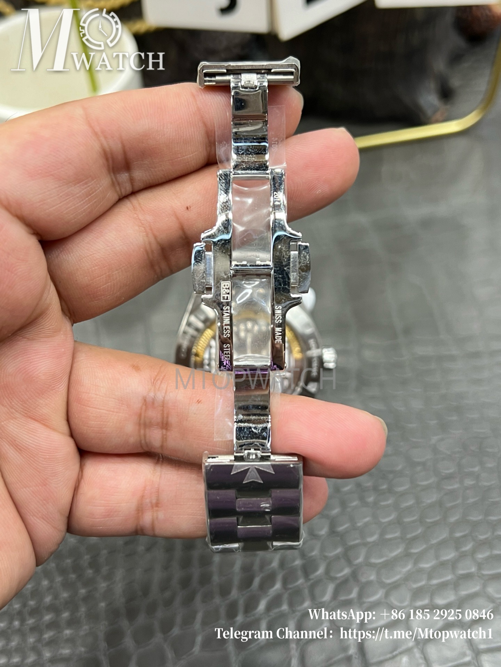 VACHERON CONSTANTIN - Overseas Tourbillon SS/SS Blue Dial BBF Manual