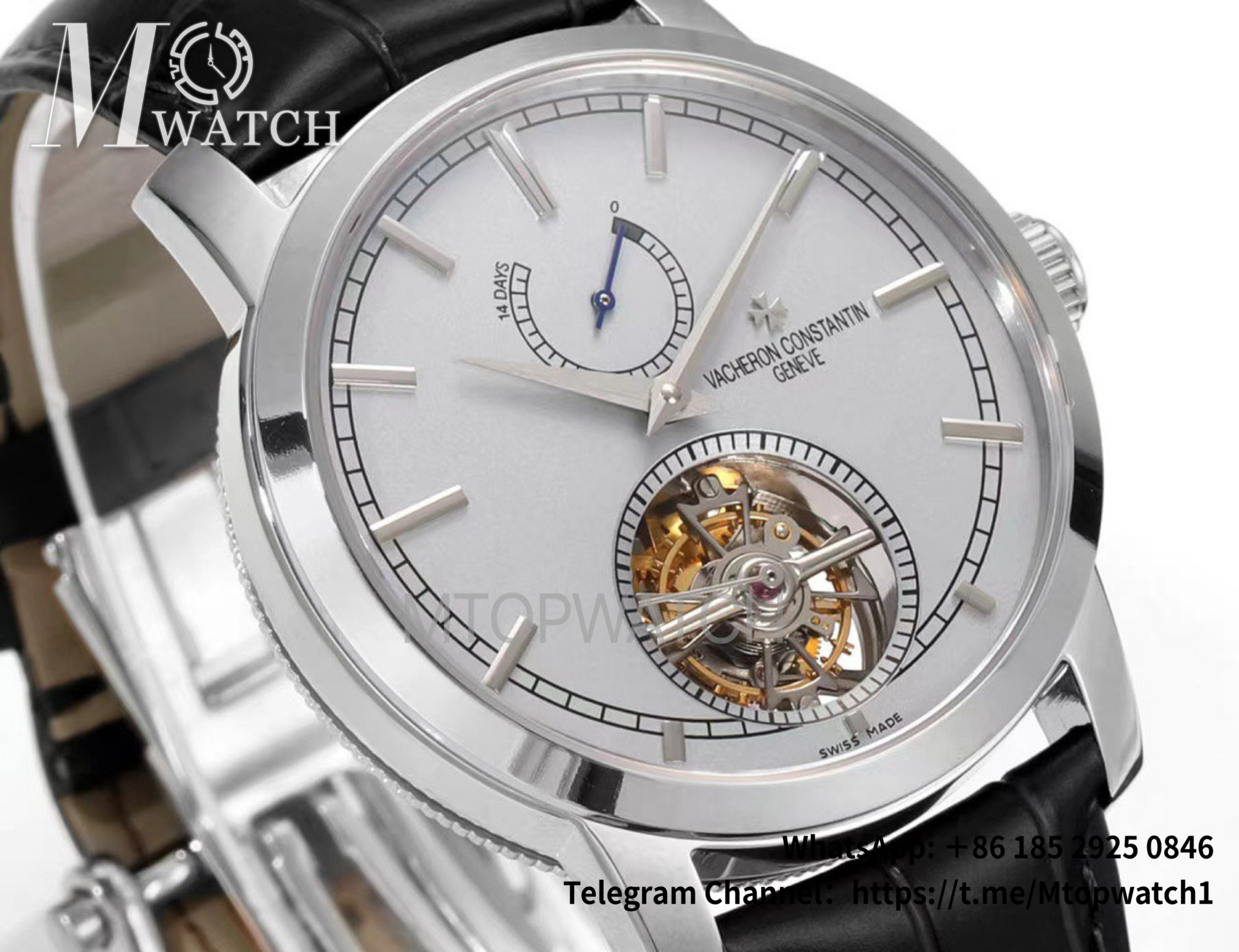 VACHERON CONSTANTIN - Traditionnelle 42mm SS/LE White DIal TURF Tourbillon