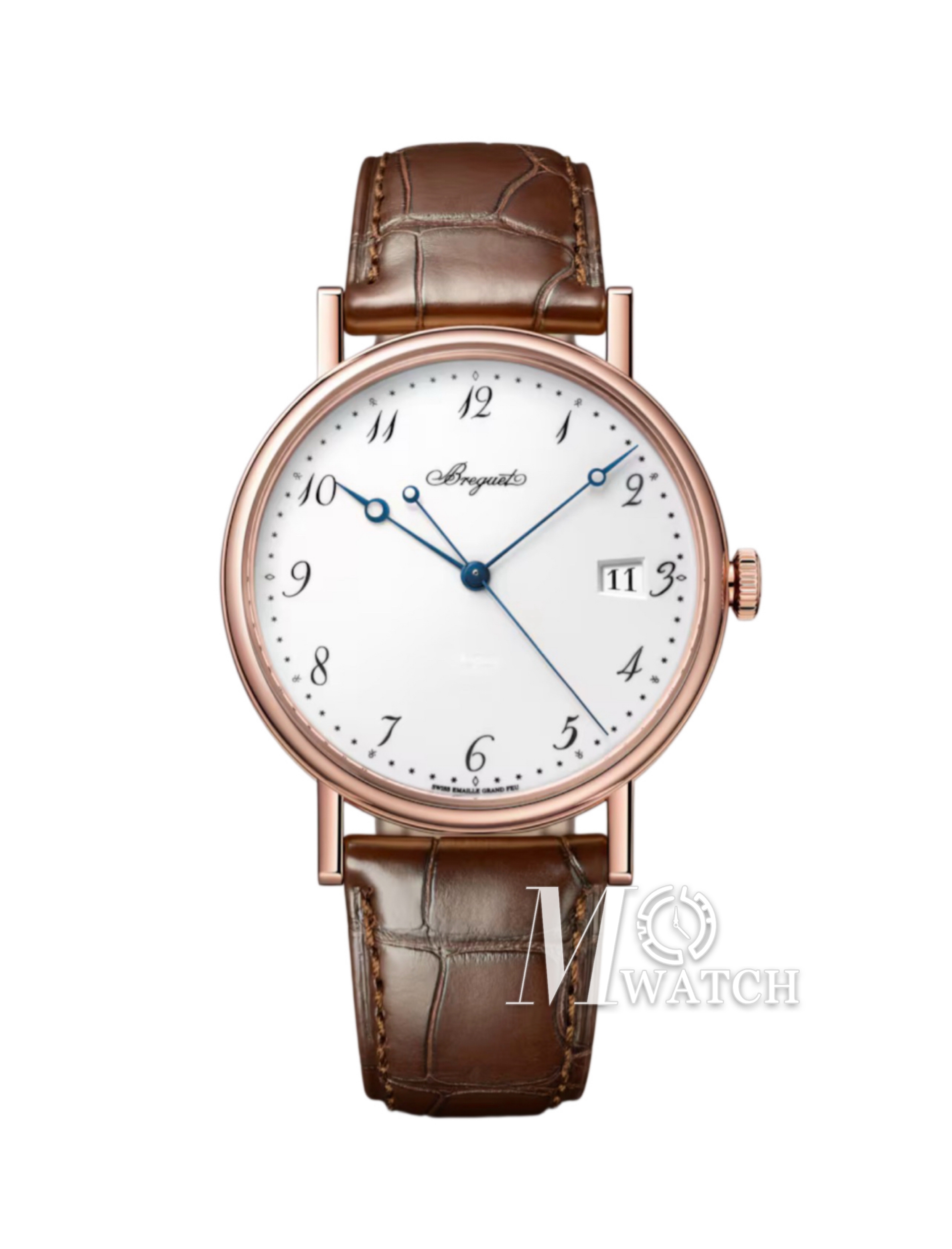 BREGUET - Classi 5177BR/29/9V6 38mm RG/LE Brown MKS A507