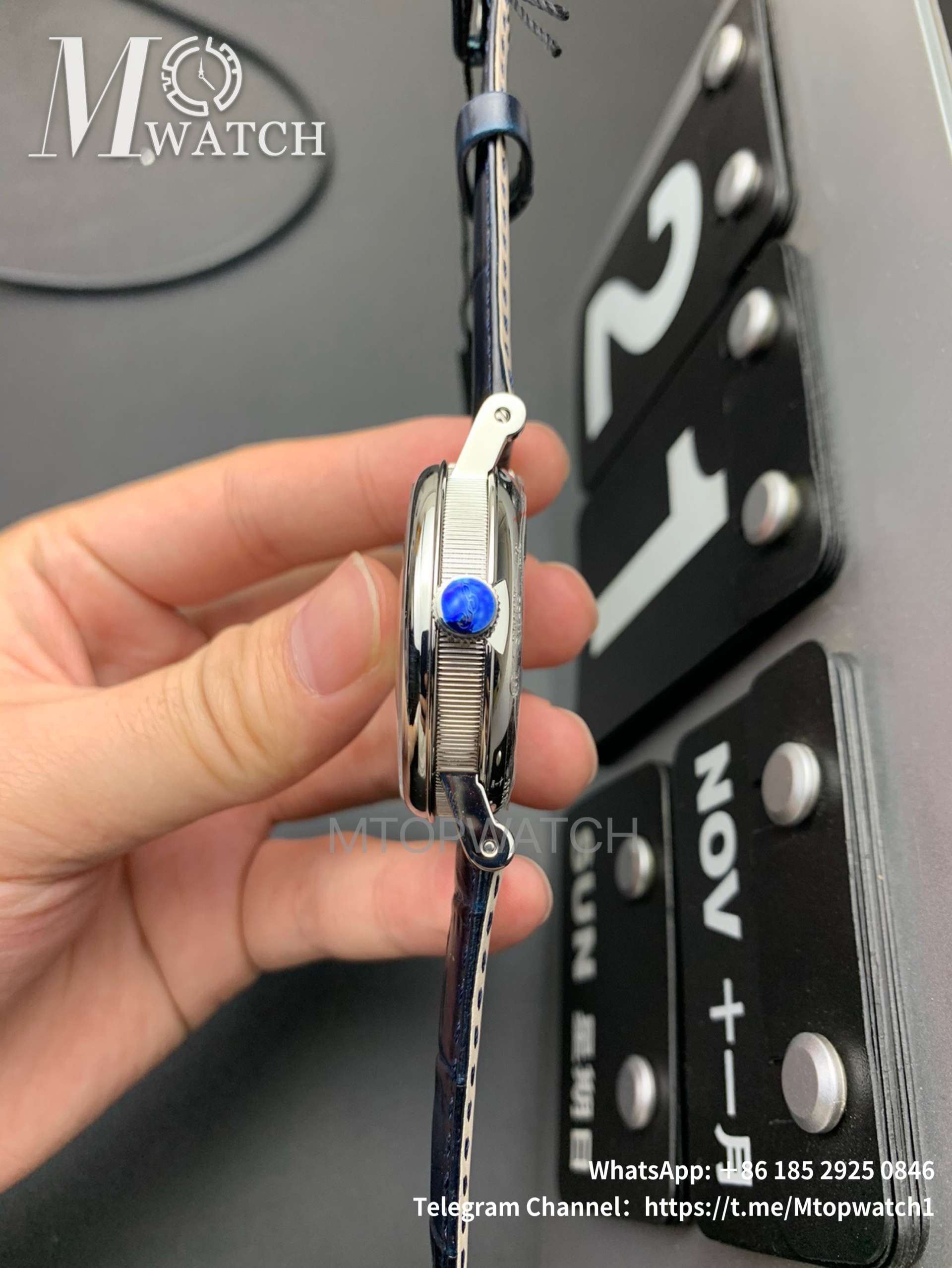 BREGUET - Tradition 7097BB/GY/9WU 40mm RG/LE Blue/Blue ZF A507