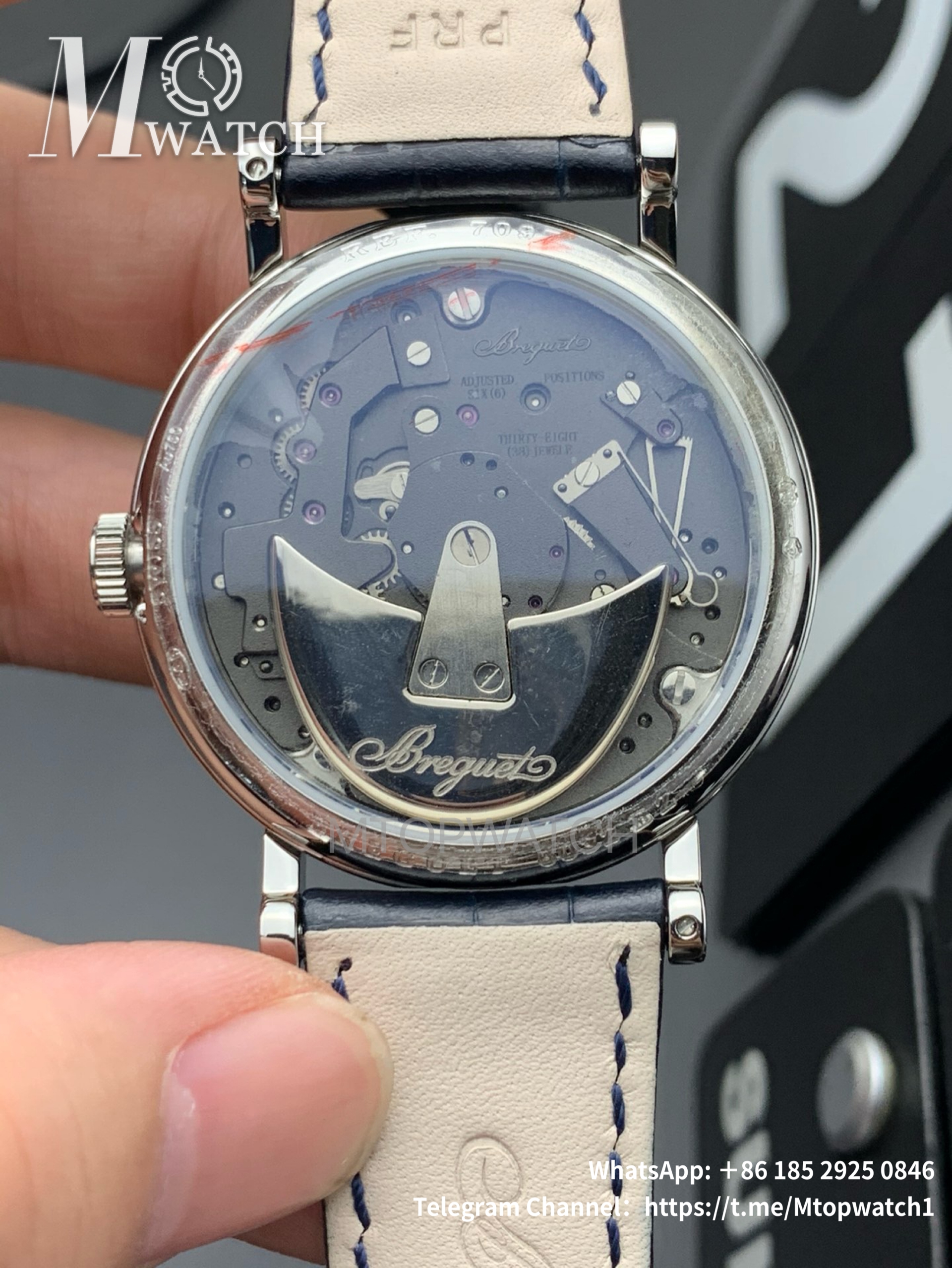 BREGUET - Tradition 7097BB/GY/9WU 40mm RG/LE Blue/Blue ZF A507