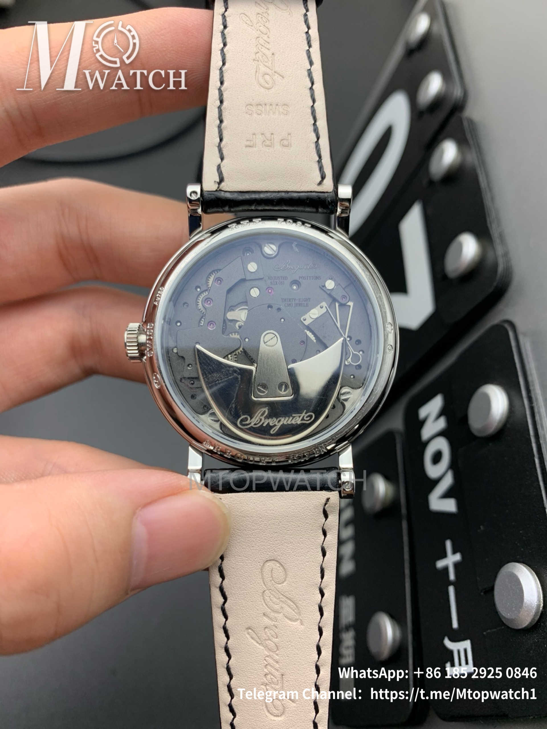 BREGUET - Tradition 7057BR/G9/9W6 40mm RG/LE White/Black ZF A507