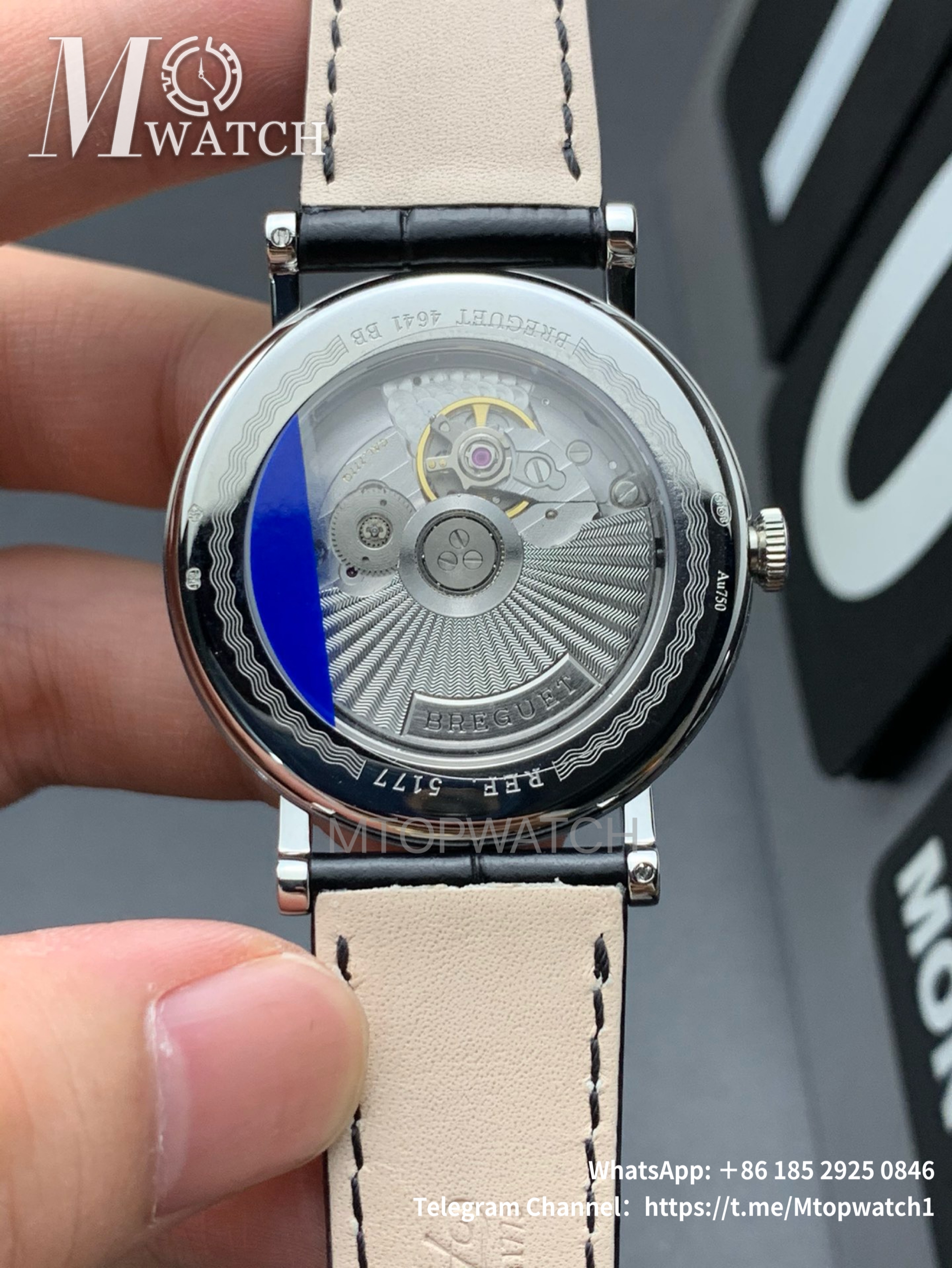 BREGUET - Classique 5177BB/2Y/9V6 38mm RG/LE Blue MKS A507