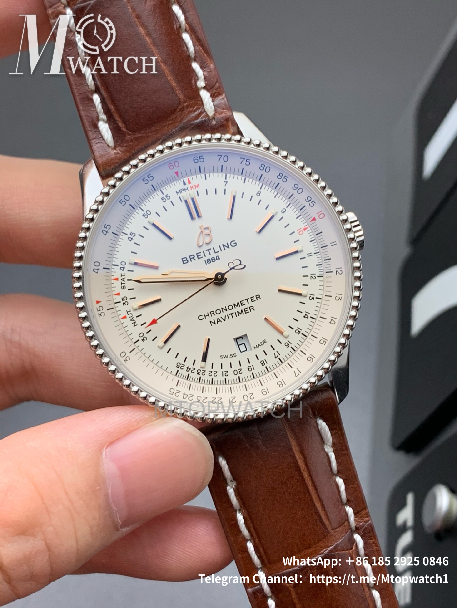 BREITLING - Navitimer 1 41mm SS/LE White Dial V7F A2824